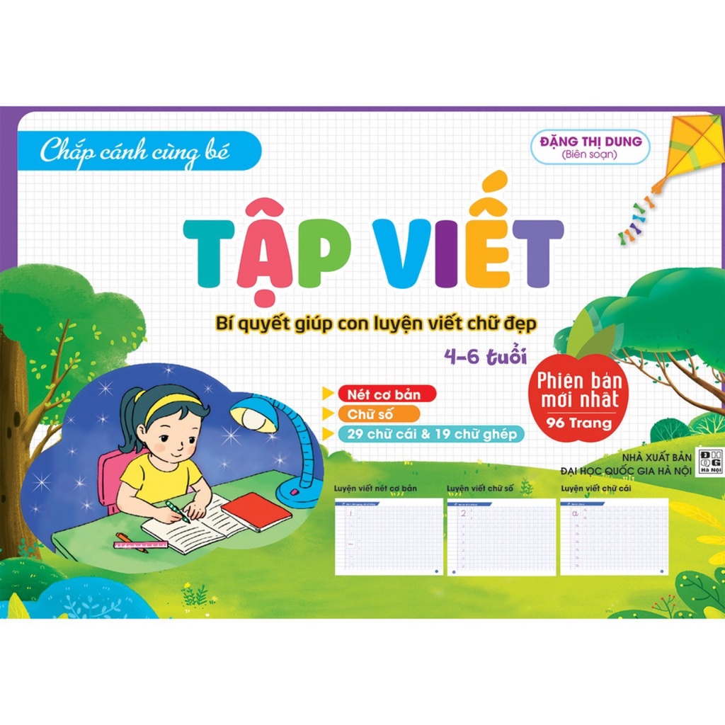 Sách combo 2 cuốn Tập viết, tập đánh vần 4-6 tuổi  - ndbooks