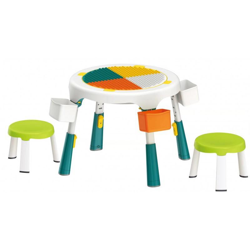 Bộ bàn ghế lắp ghép đồ chơi smoneo đa năng Toys house 1119-SM-001-88005 tặtng quà dễ thương