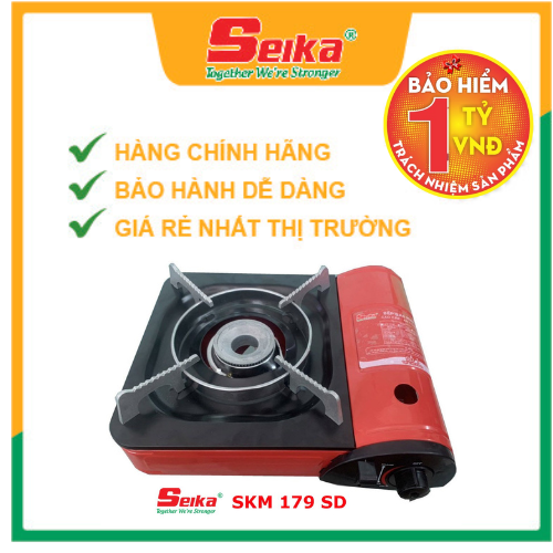 Bếp Gas Mini SEIKA  SKM 179 SĐ - Hàng Chính Hãng