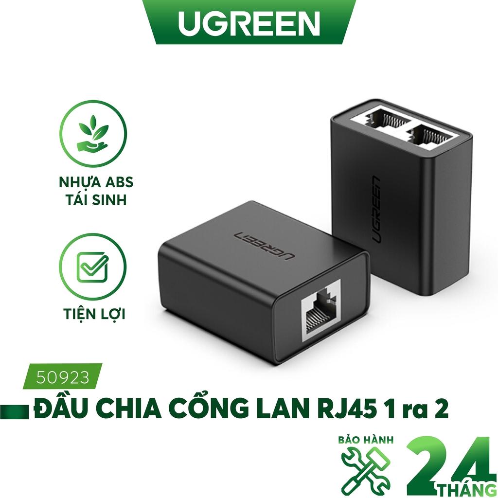 Đầu chia LAN RJ45 UGREEN CM210 50923 1 cổng ra 2 cổng (2 chiếc/túi) - Hàng chính hãng