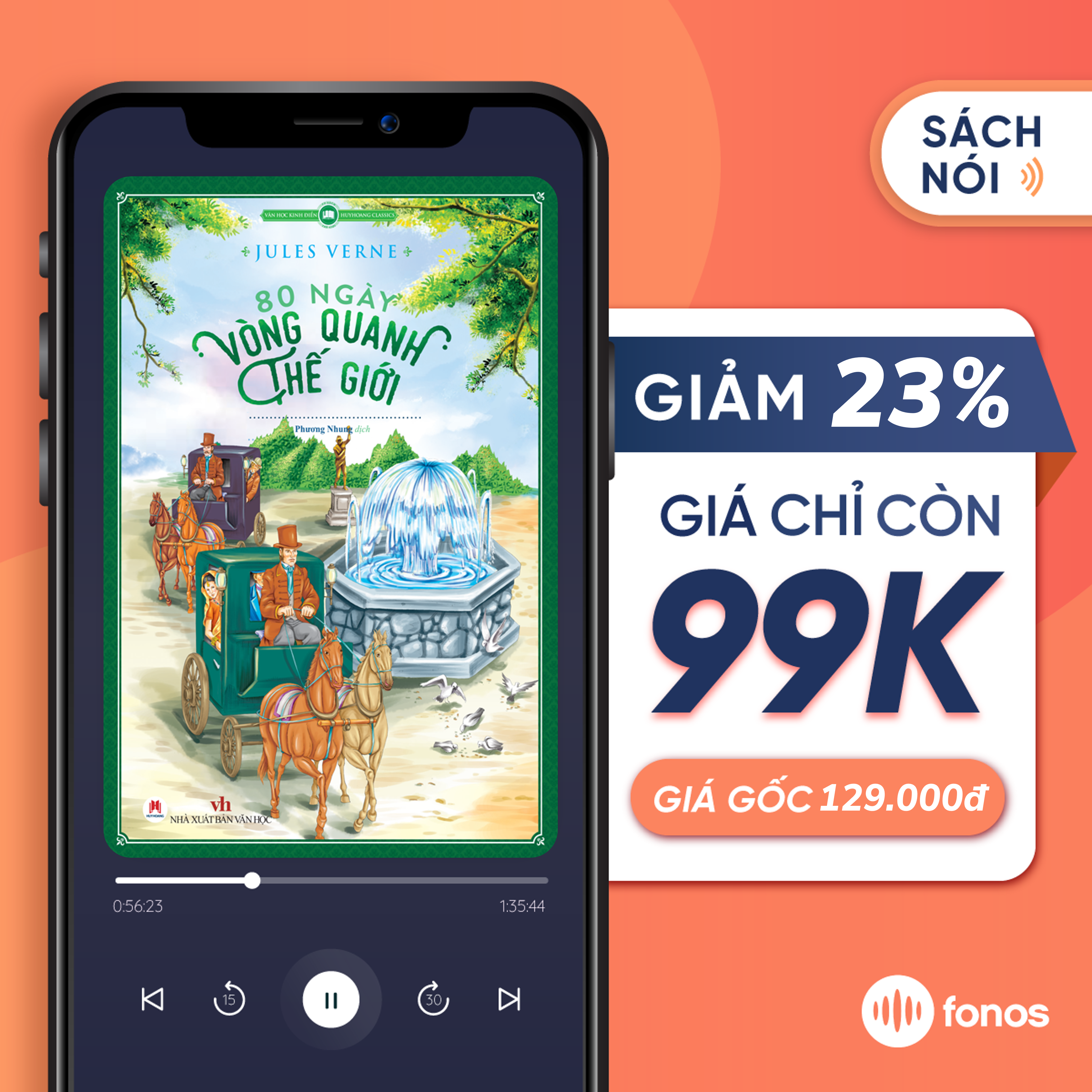 Fonos Sách nói 80 Ngày Vòng Quanh Thế Giới