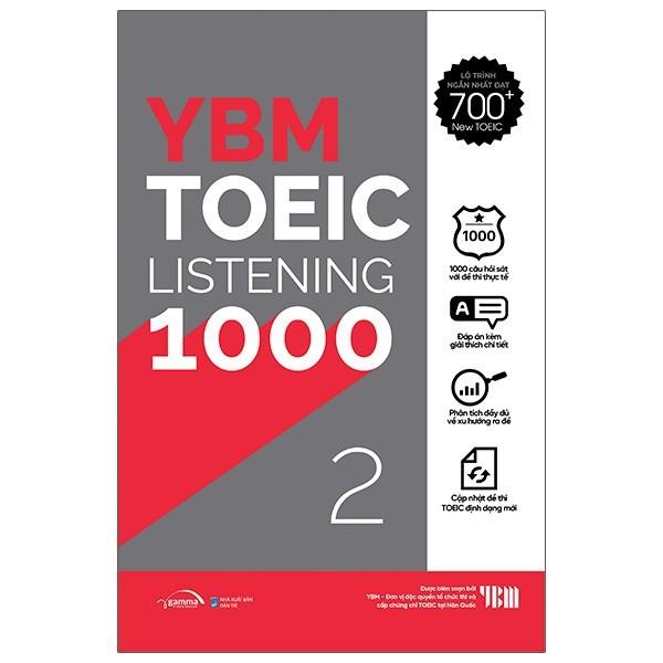 Sách YBM TOEIC LISTENING1000 Vol.2 - Alphabooks - BẢN QUYỀN