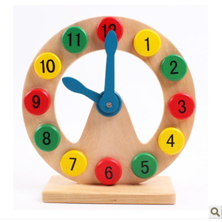 Đồ chơi sáng tạo trí thông minh hình đồng hồ số cho bé từ 8 tháng -4 tuổi