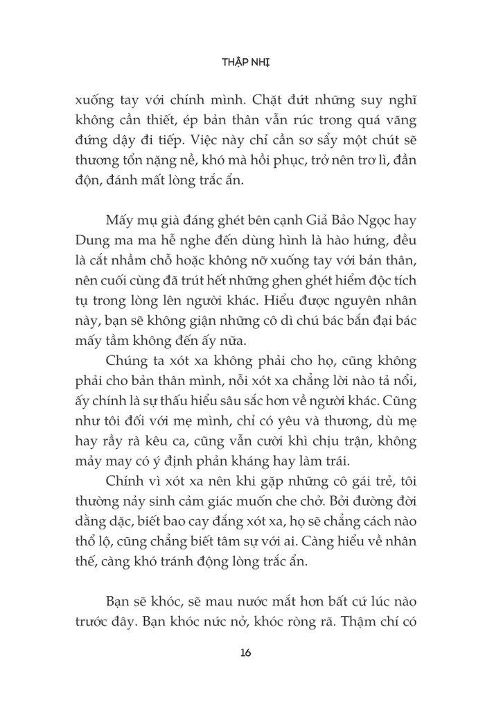 Sách Chẳng Nhớ Quá Khứ, Chẳng Sợ Tương Lai