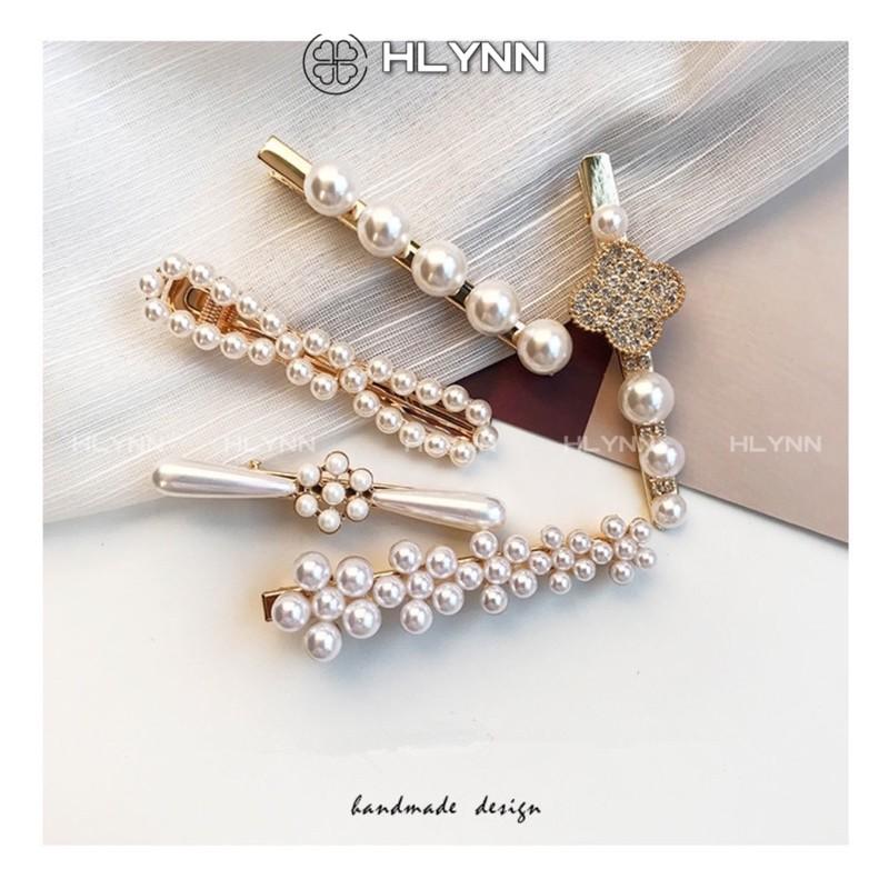 Kẹp tóc đính hạt trai loại đẹp