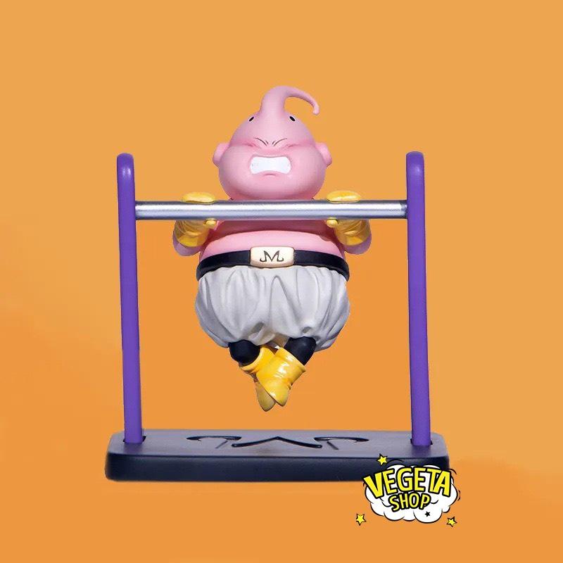 Mô hình Dragon ball - Mô hình Majin Buu béo tập gym tập tạ MajinBuu - Ma bư mập Ma bư béo - Full box - Cao 9~11cm