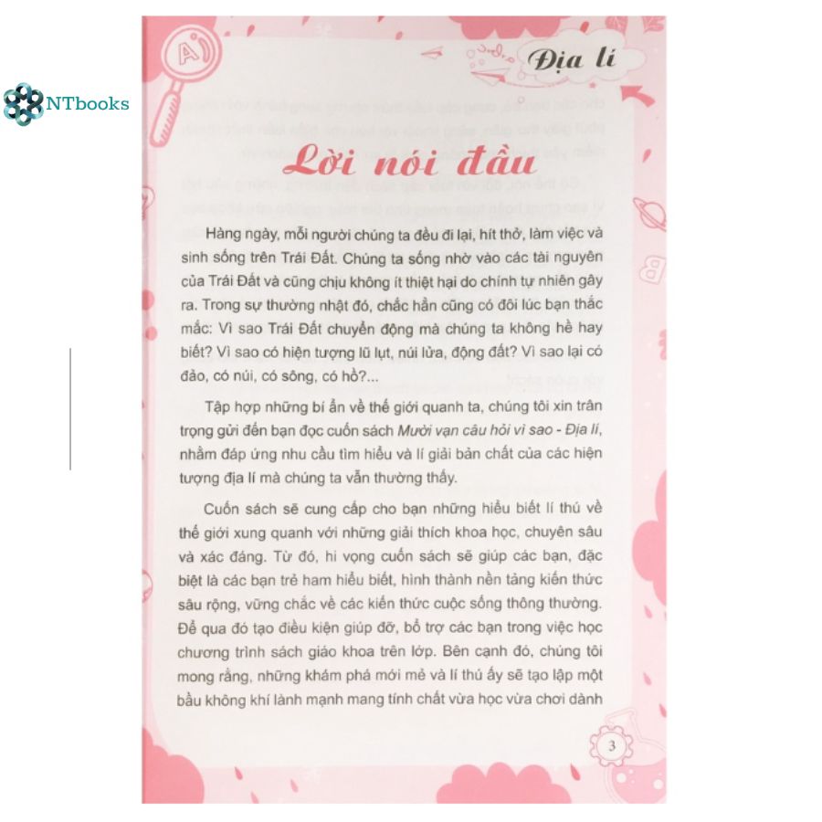 Sách Mười vạn câu hỏi vì sao - Địa lí