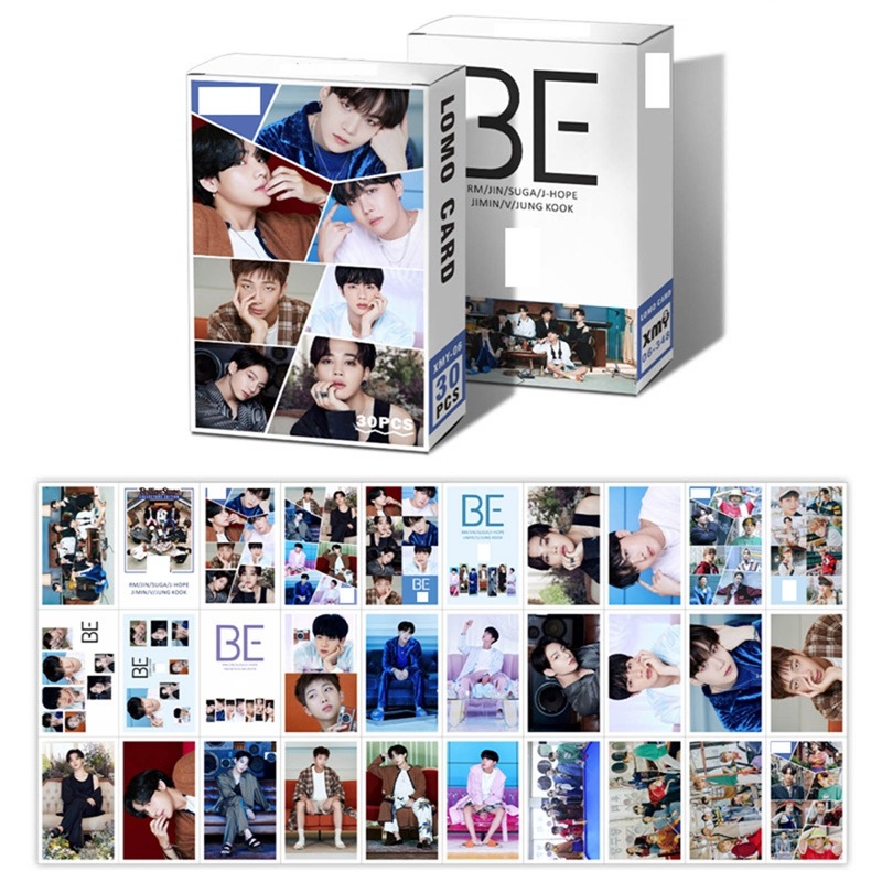 Bộ thẻ ảnh 30 Lomo card BTS
