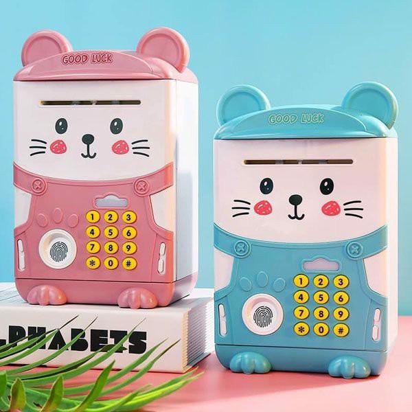 Két Sắt Mini Có Mã Khóa & Vân Tay Cho Bé.