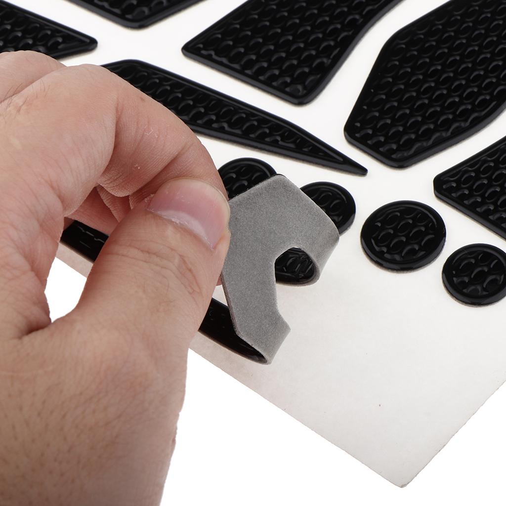Motorcycle Reflective Sticker Gas Tank Protector Knee Fuel Side Grips Universal fits for Motorbikes