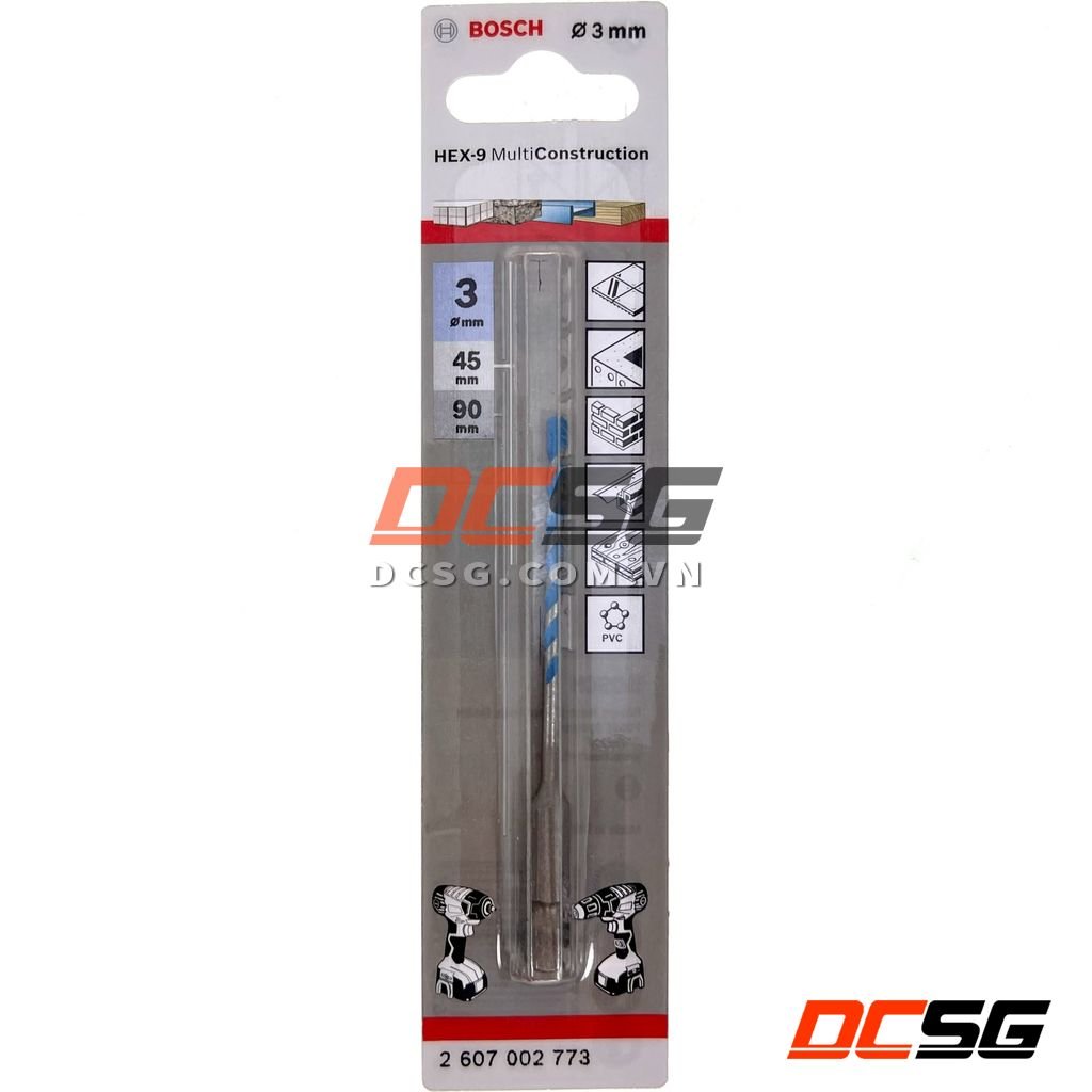 Mũi khoan đa năng chuôi lục giác HEX-9 MultiConstruction BOSCH