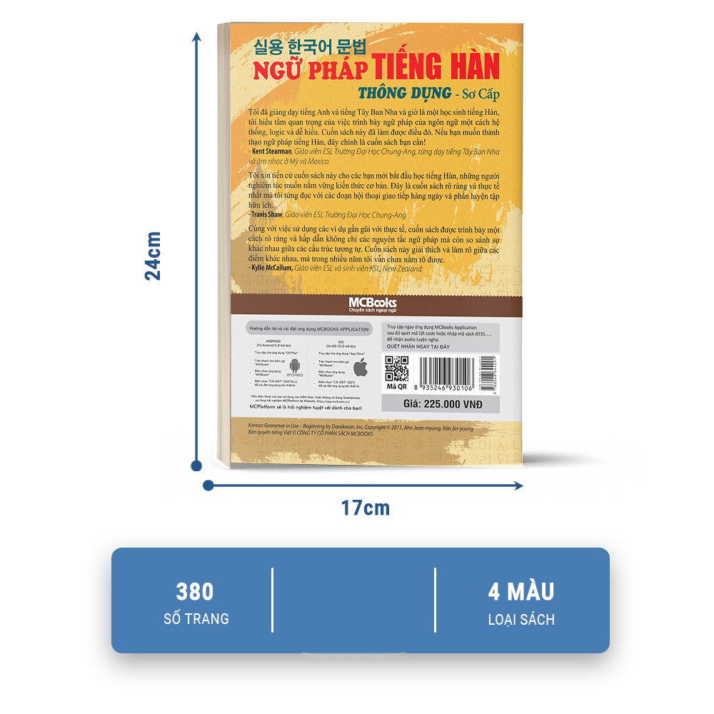 Ngữ Pháp Tiếng Hàn Thông Dụng - Sơ Cấp
