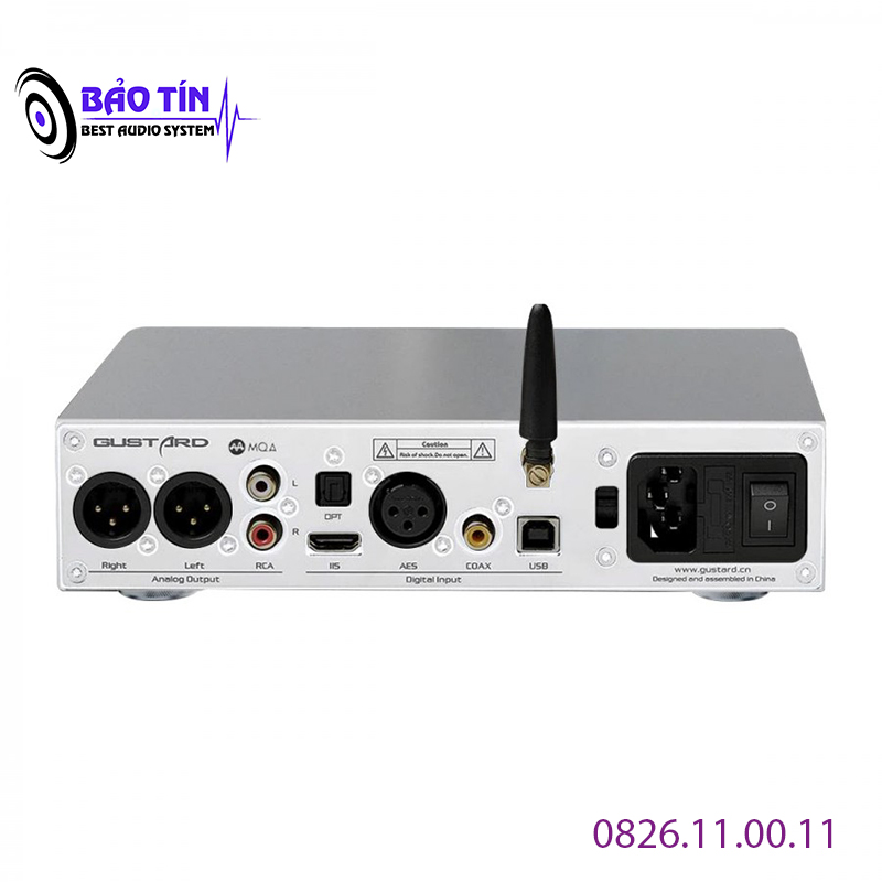 [Ảnh thật] [Chính hãng] Bộ giải mã âm thanh DAC Gustard X16 2x ES9068AS/ MQA Bluetooth 5.0/ 32bit 768kHz DSD512 kèm dây OTG