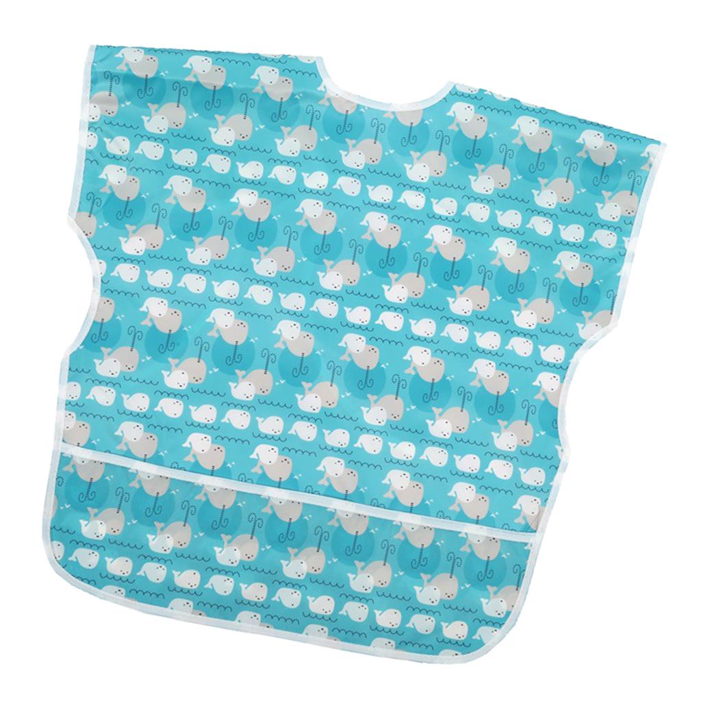 Sleevless Drooling Teething Waterproof Bib for Baby Toddlers