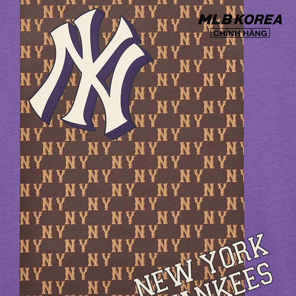 MLB - Áo thun unisex cổ tròn tay ngắn phom suông trẻ trung 3ATSM0234-50CRS