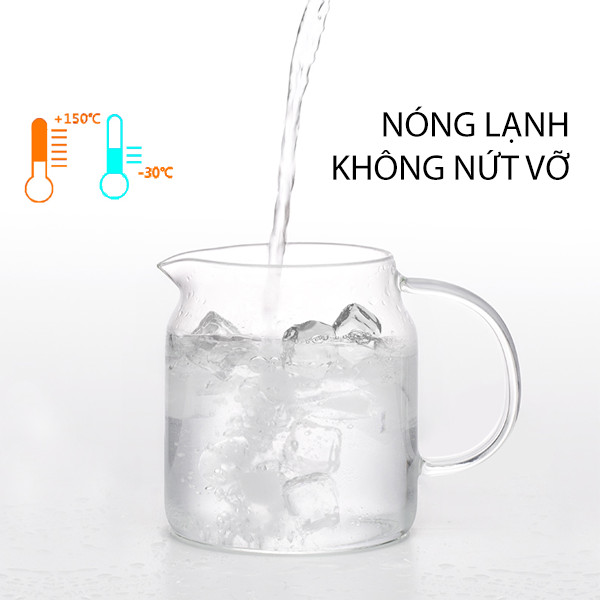 Bình lọc trà thủy tinh lõi Inox Samaglas S045 700mL