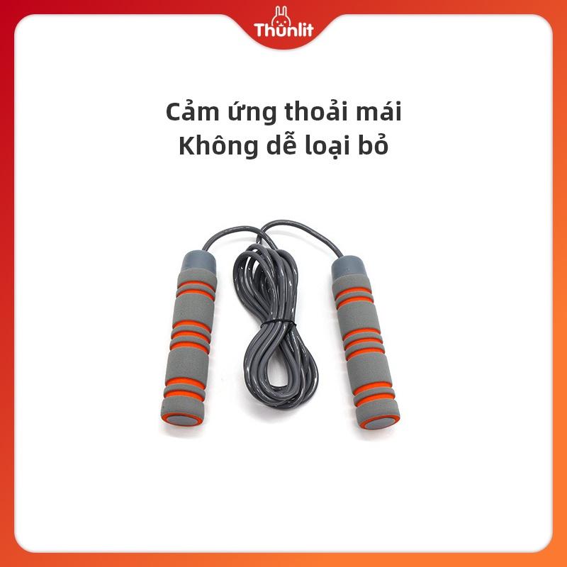 Dây Nhảy Tập Thể Dục Thunlit Giảm Cân Bằng Xốp Thoải Mái Chiều Dài Điều Chỉnh Được Tiện Lợi Cho Nam Và Nữ