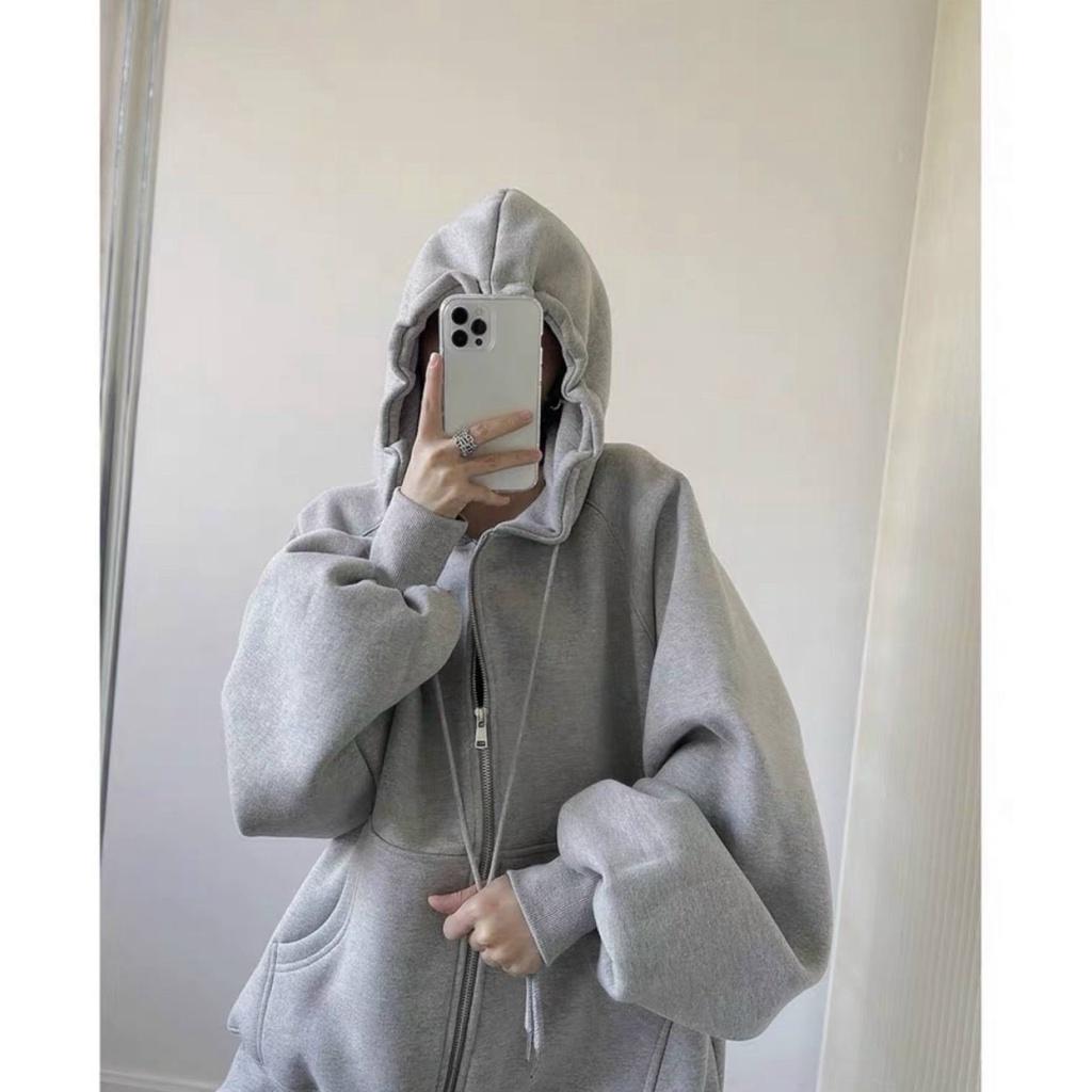 ÁO Nỉ mũ to hàng hot khoác nỉ trơn hoodies nỉ from rộng cực phẩm việt của phái đẹp