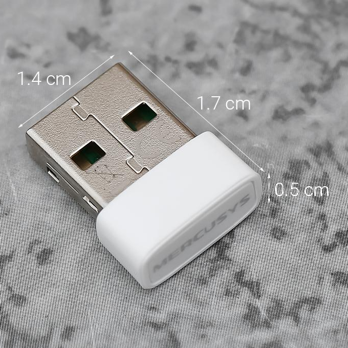 USB Wifi 150 Mbps Mercusys MW150US Trắng - Hàng chính hãng