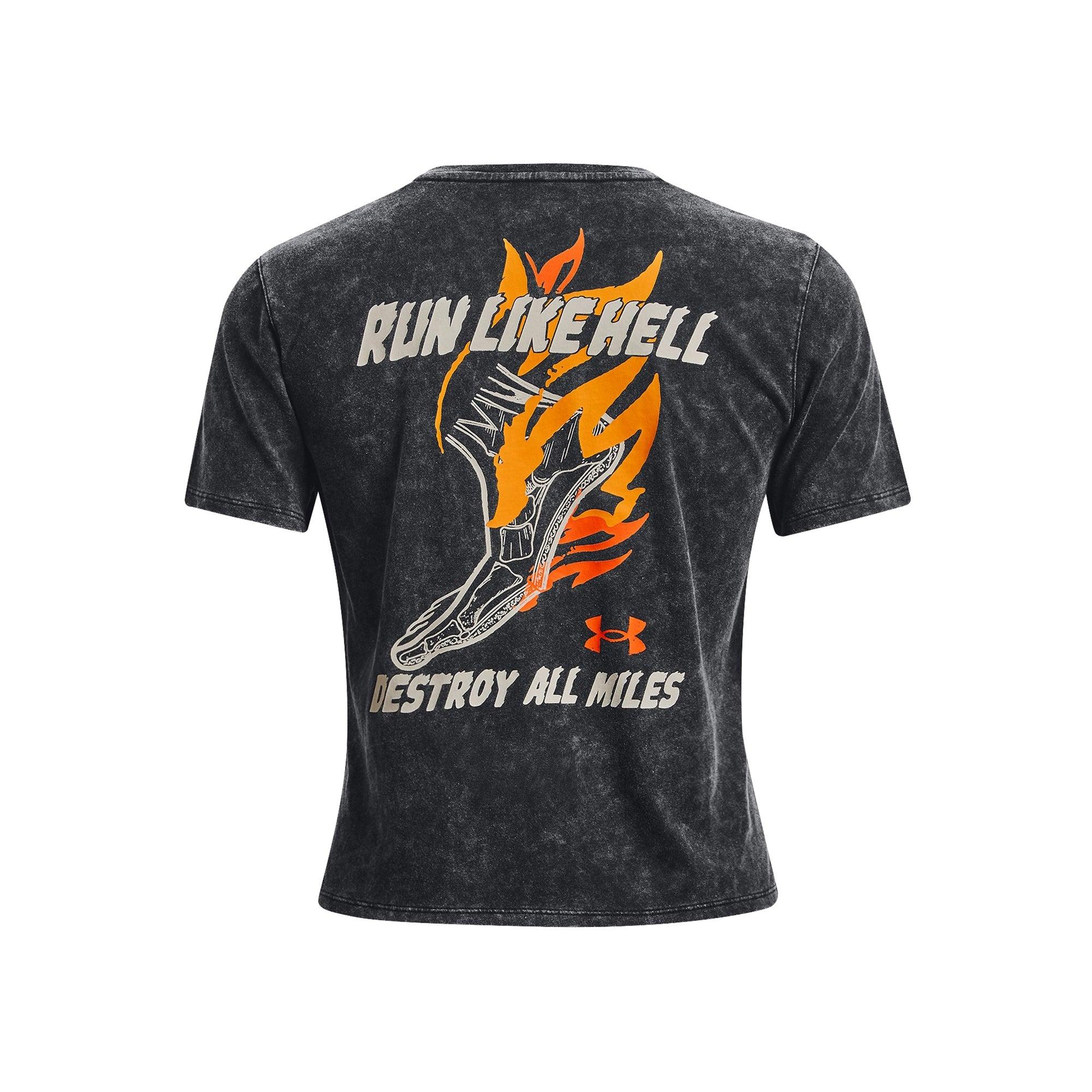 Áo tay ngắn thể thao nữ Under Armour Destroy All Miles Ii - 1370372-001