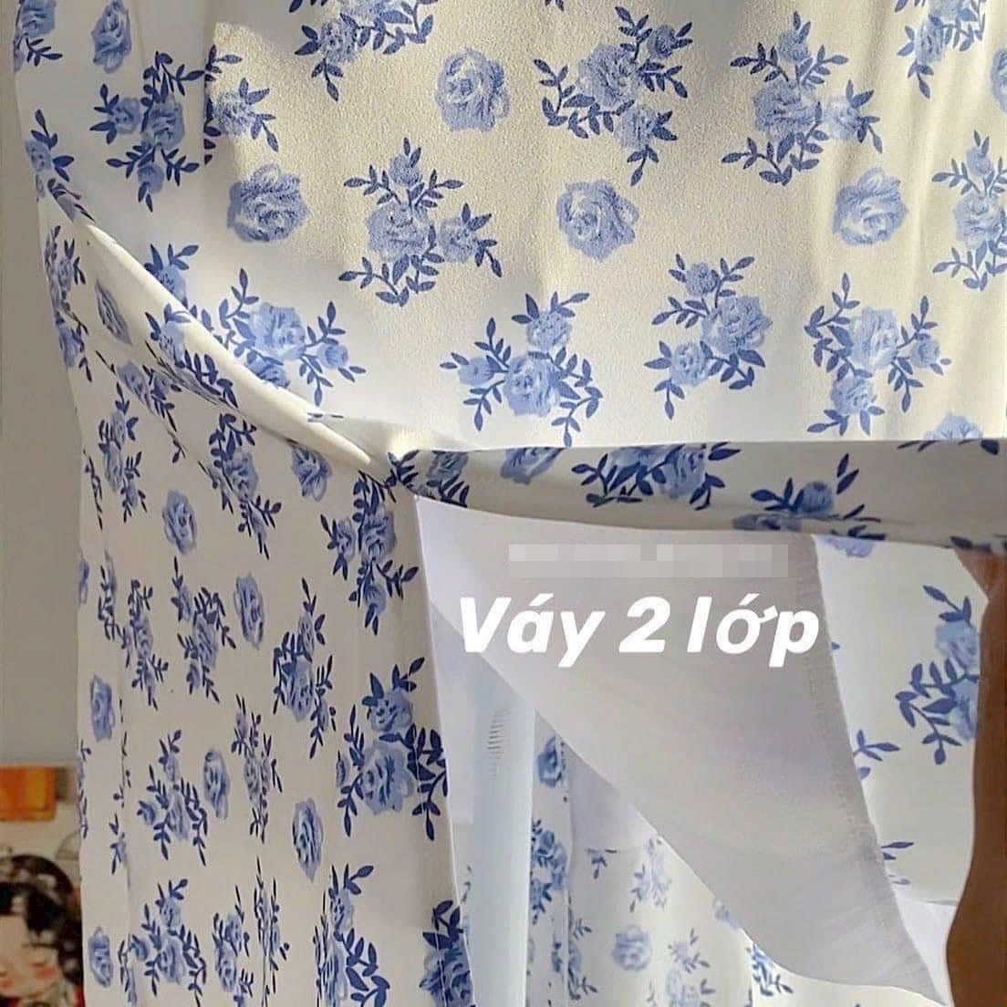 ĐẦM DÀI DÂY YẾM CỔ U TRỄ VAI XẺ ĐÙI SUÔNG HOA FLORAL TAY NGẮN BỒNG MAXI MIDI DẠO PHỐ ĐI BIỂN DỰ TIỆC