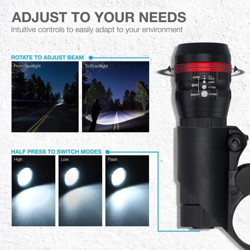 Đèn LED phía trước và phía sau an toàn chống thấm nước dành cho xe đạp MTB