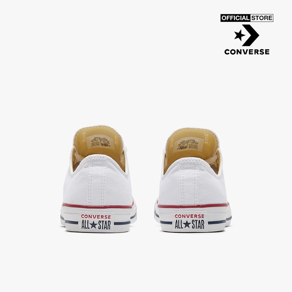 CONVERSE - Giày sneakers cổ thấp unisex Chuck Taylor All Star Classic M7652C-00W0_WHITE