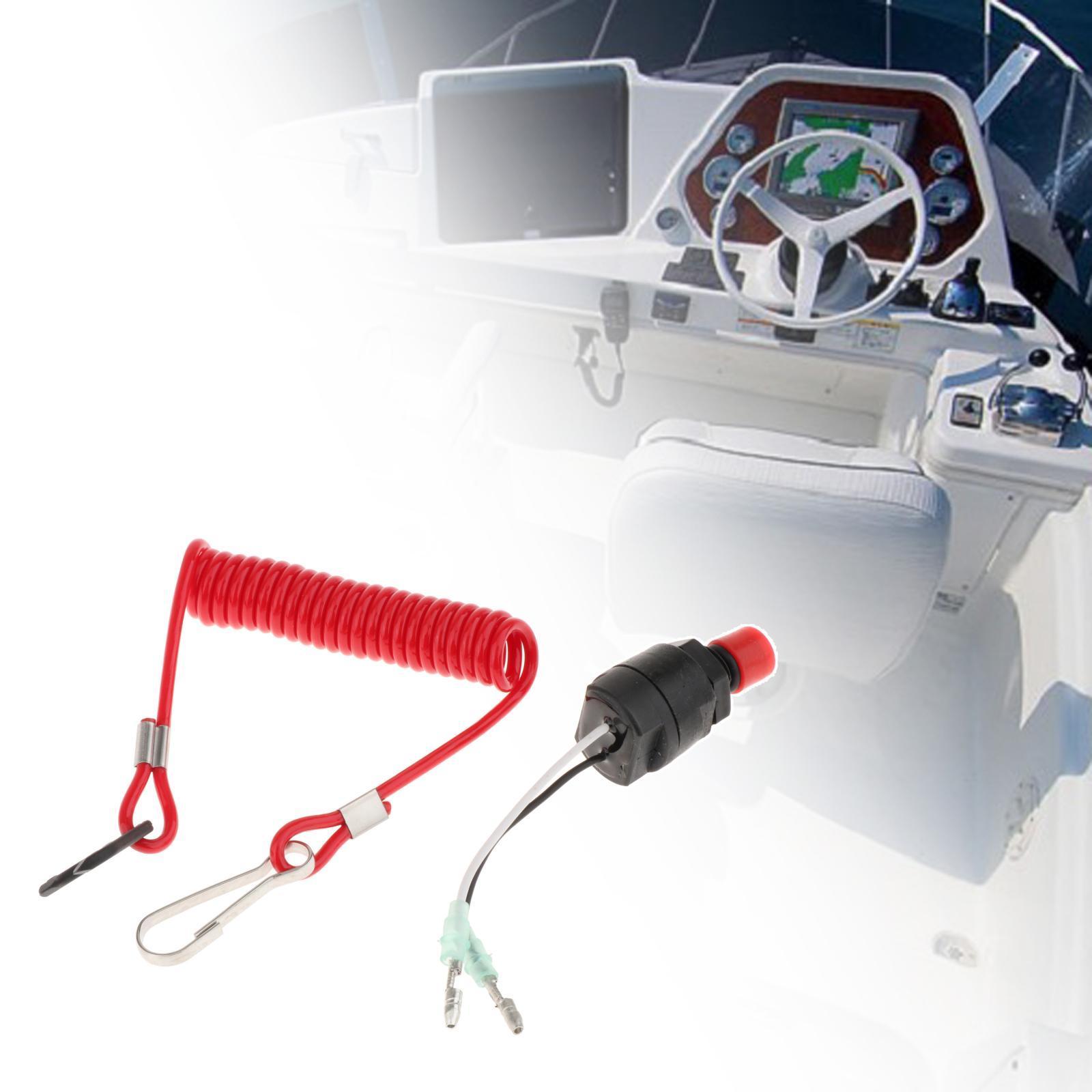 Boat Engine Stop Switch Set 689-82575-03 for Outboard Engine