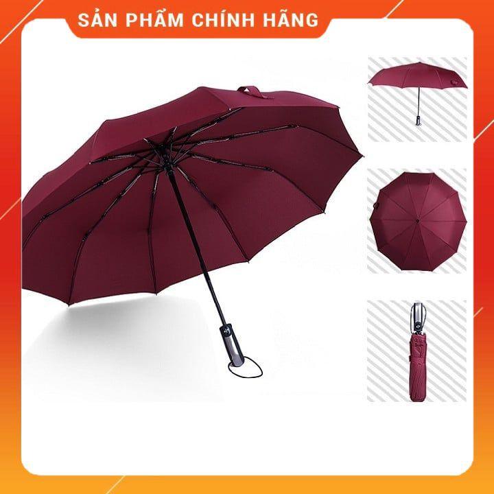 Ô dù 10 nan đóng mở bằng nút bấm chống tia UV Hasu