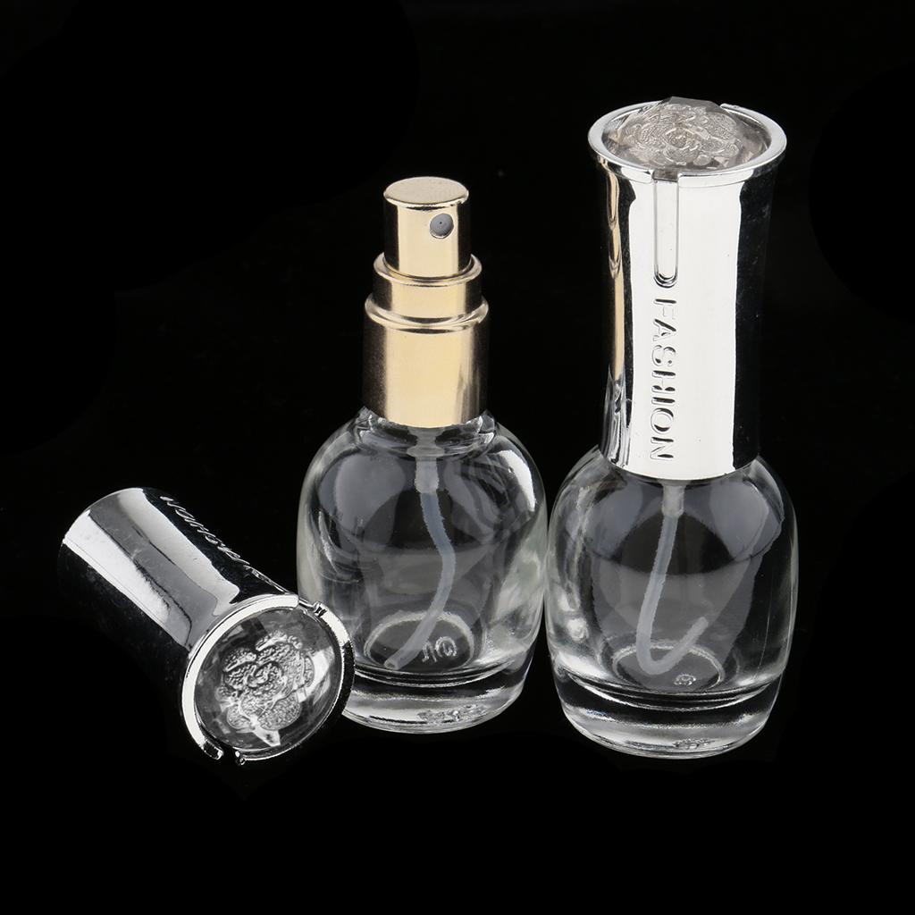 Travel Empty Glass Essential Oil Perfume  Spray Bottles 10ml 6ml