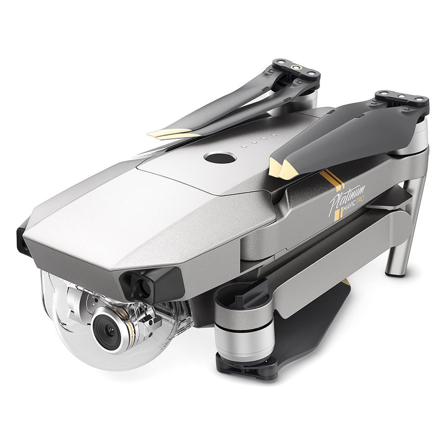 Combo Máy Bay Camera Flycam DJI Mavic Pro Platinum (Xám) - Hàng Chính Hãng