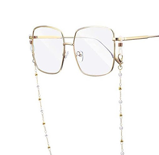 Dây đeo mắt kiếng mix hạt bi tròn và ngọc trai chuỗi glasses chain cá tính dây đeo khẩu trang chống rơi