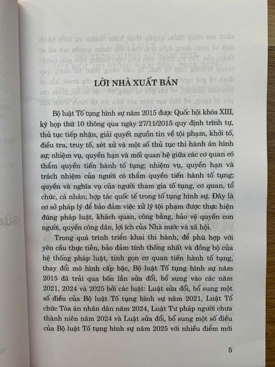 Sách Bộ Luật Tố Tụng Hình Sự (Hiện Hành)