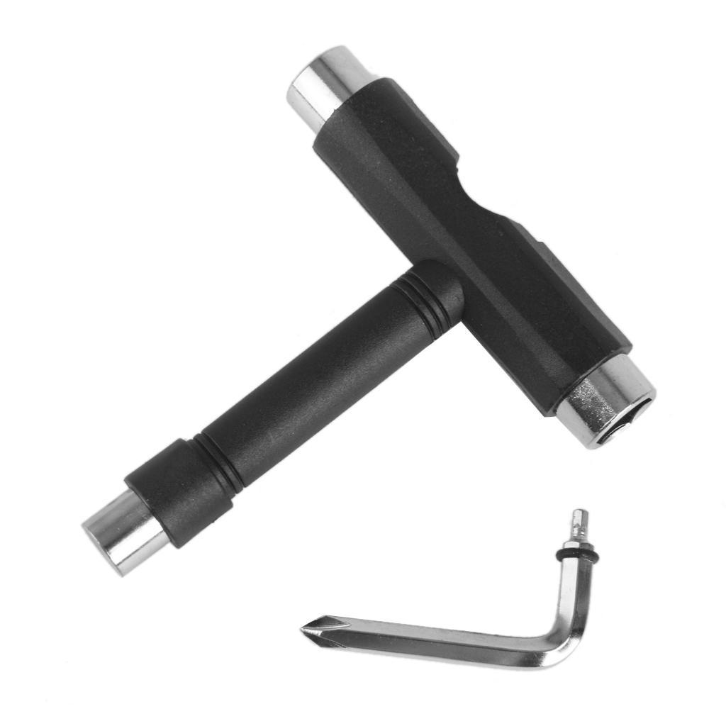 Skateboard T Wrench Hexagon Roller Skate Tool 108 x 103 x 26mm+Skateboard Grip Tape Sandpaper