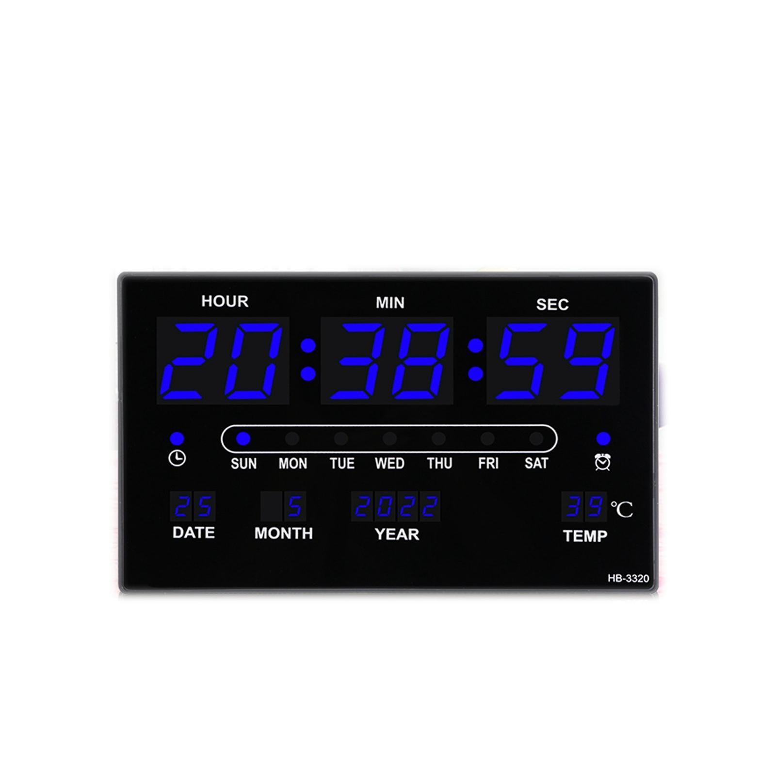 Clock, Calendar Electronic Clocks for Elderly Adults Living Room