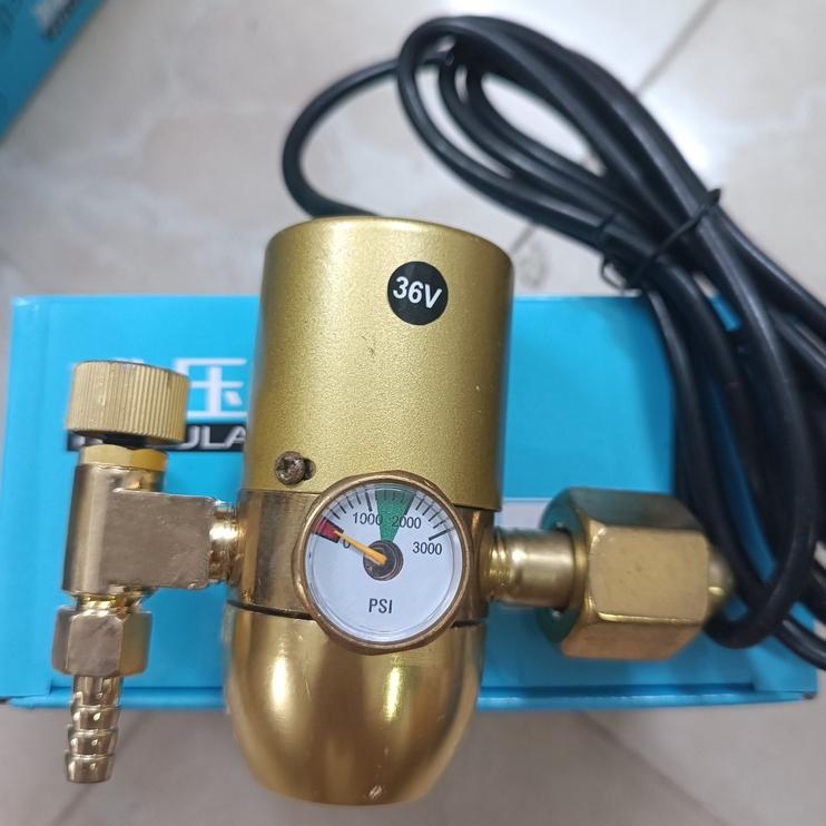 Đồng hồ CO2 tiết kiệm khí 36V - 220V dùng cho máy hàn mig