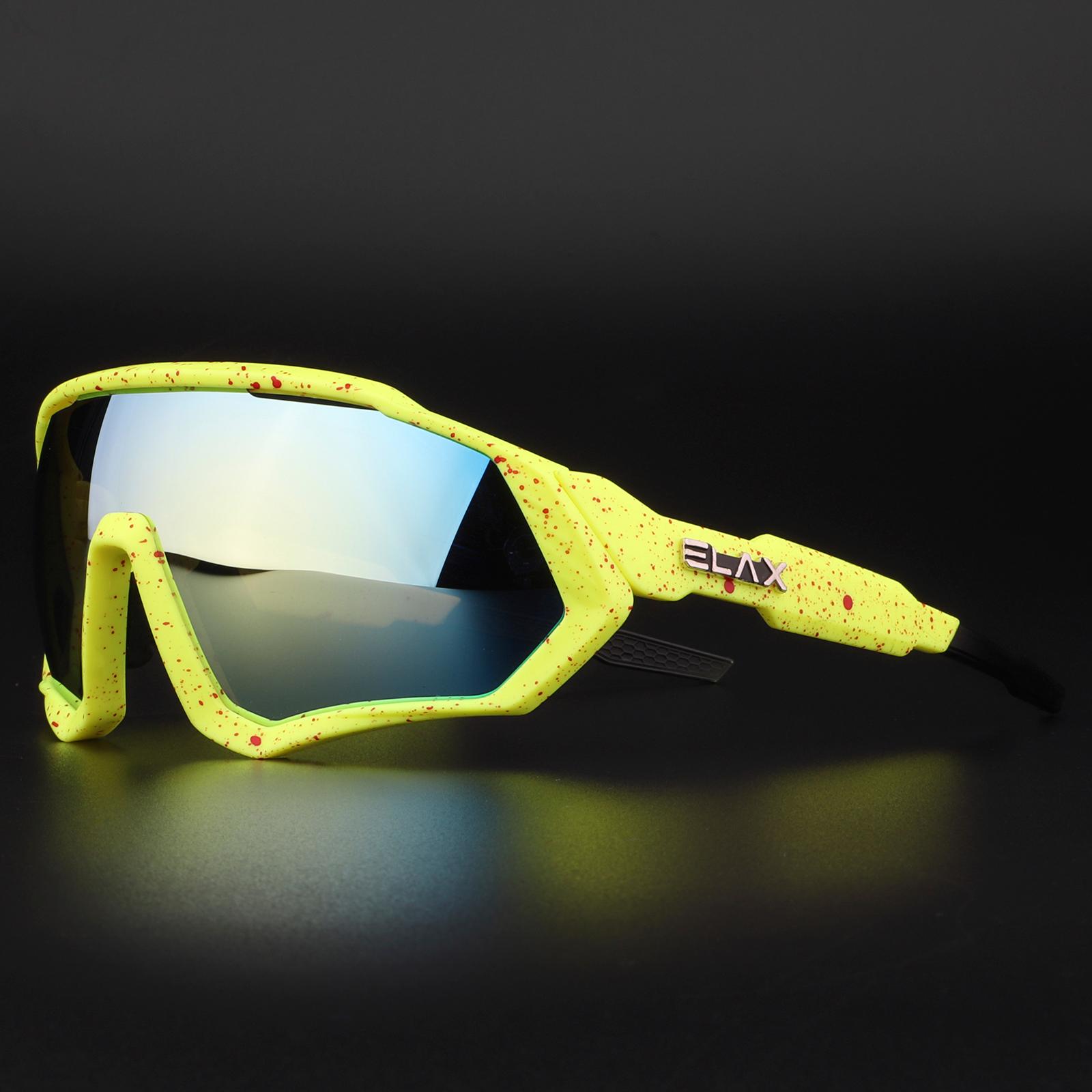 Thương hiệu Kính râm thể thao Kính râm kính chống kính bảo vệ UV Bảo vệ Windproof Outdoor Goggles Kính mắt thể thao dành cho nam giới phụ nữ Color: SC1007-04 Lenses Color: 1 lens-no box