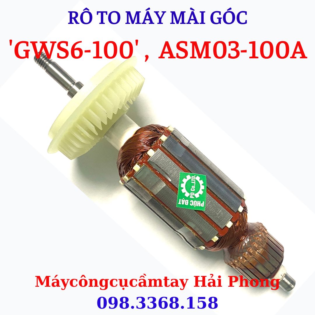 Rô to máy mày góc 'Bo$ch' mod.'GWS6-100' , 'DCA' mod.&quot;ASM03-100A' , 'DongCheng' mod.&quot;DSM03-100A' ... Hiệu DCA