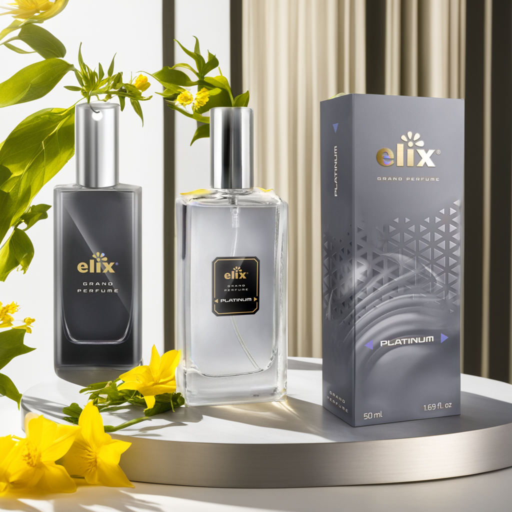 Nước hoa xịt ô tô Grand Perfume Elix 50ml - Hương Platinum (Sang trọng - Thơm mát) - Nhập khẩu chính hãng Ba Lan hương thơm dịu nhẹ tự nhiên
