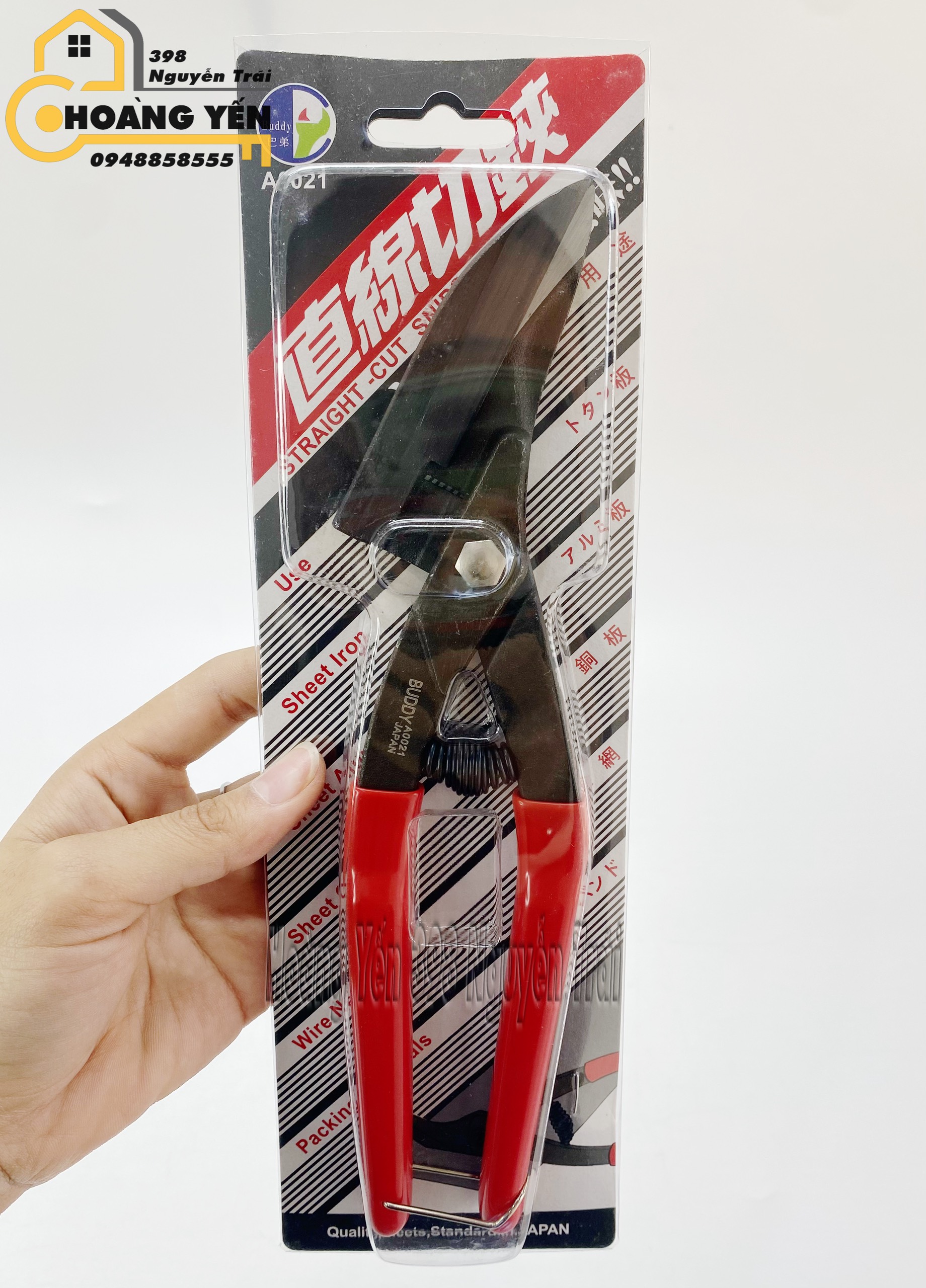 Kéo cắt tôn Buddy A0021 siêu sắc công nghệ Nhật Bản