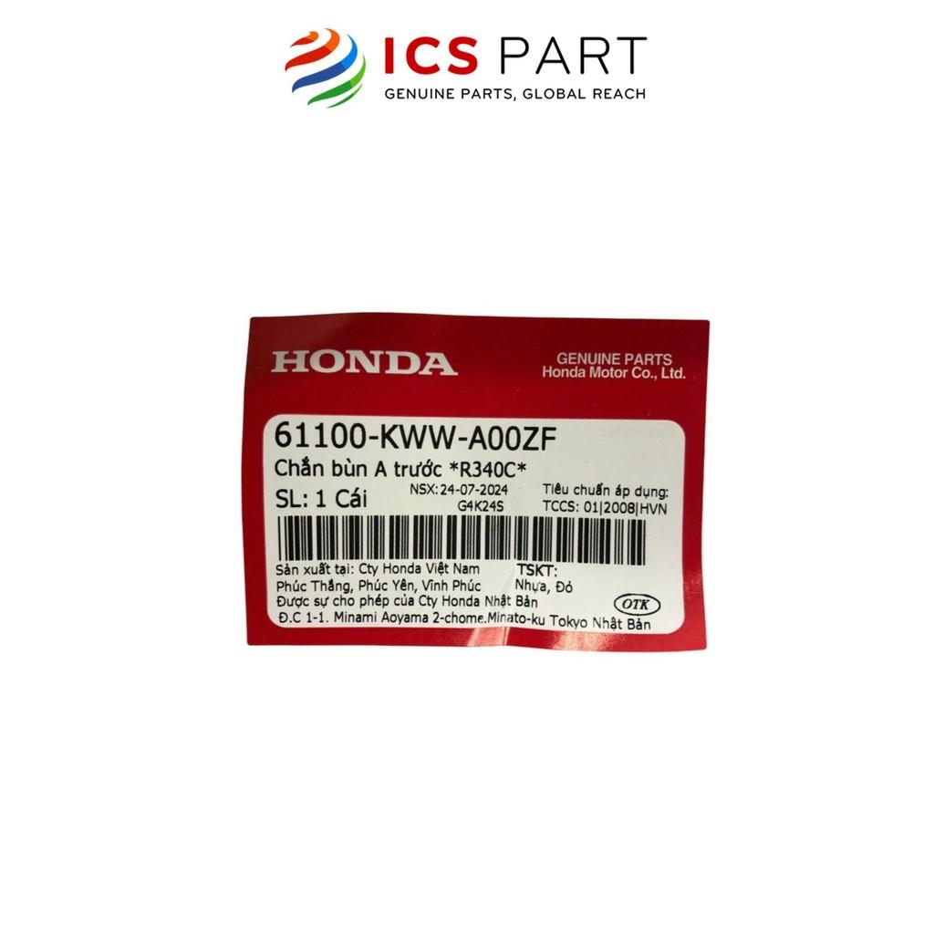 Dè Trước (Chắn Bùn Trước) HONDA Ws 110, Rs 110, Rsx Fi 2010-2012 Đỏ Tươi R340C (Không Tem) (61100KWWA00ZF)