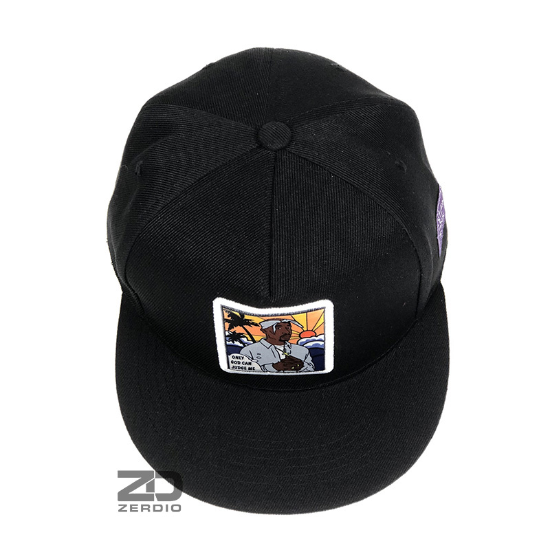 Nón Snapback hiphop nam nữ màu đen phong cách thời trang cá tính