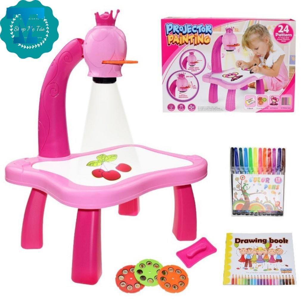 BÀN VẼ CÓ ĐÈN CHIẾU SÁNG THÔNG MINH CHO BÉ - BỘ ĐÈN BÀN MÁY CHIẾU HỌC VẼ THÔNG MINH BẢNG VẼ CHIẾU THIẾU NHI