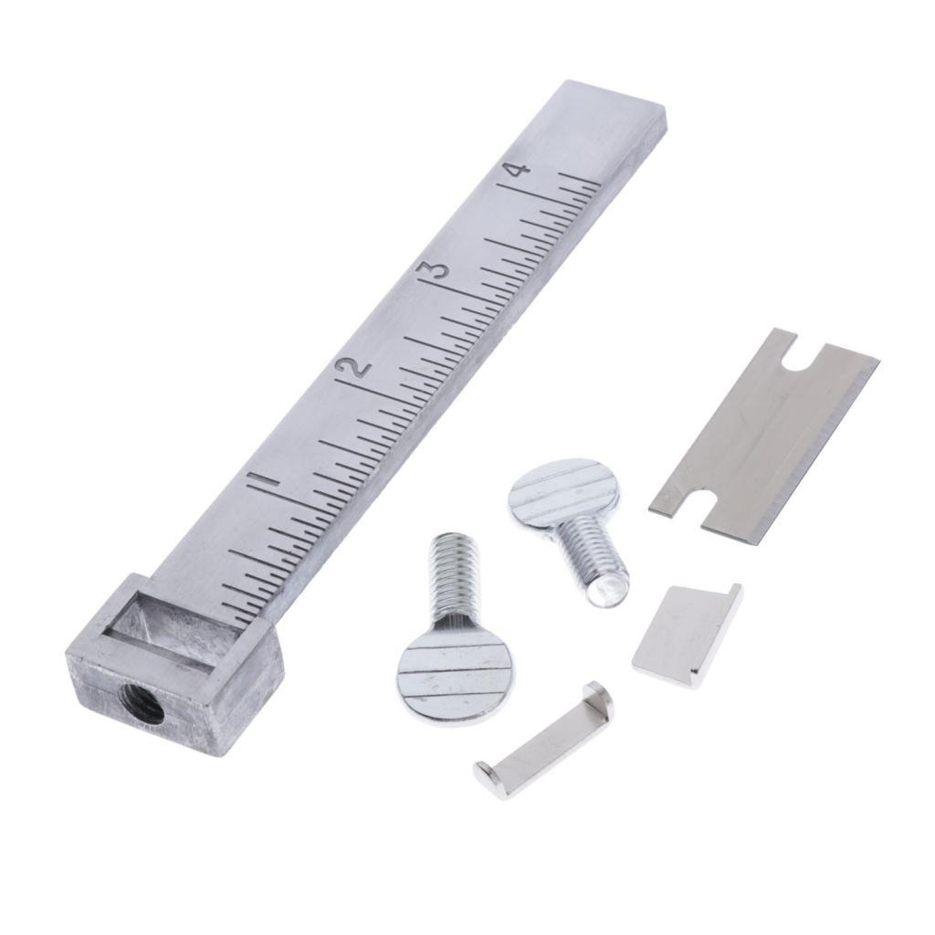 Aluminium Alloy Draw Gauge Strap Cutter Leather Or Lace Strap Cutter Tool