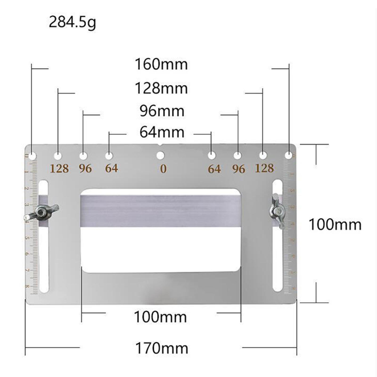 Hole Punch Jig Tool Bit Guide Cabinet Punch Locator DIY Door Drawer Type A