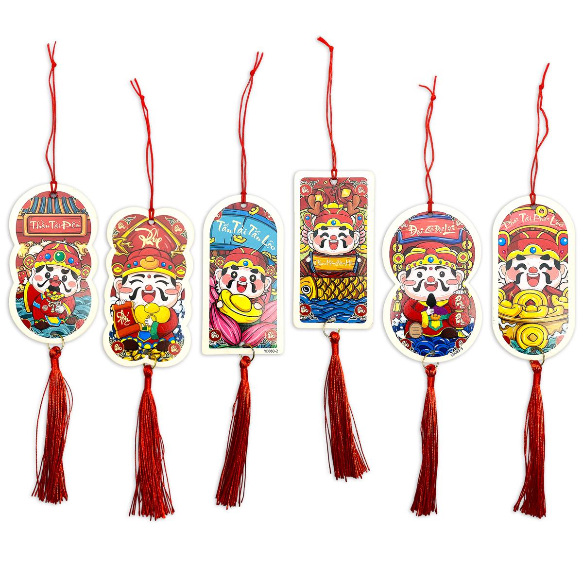 Vỉ 6 Dây Treo Trang Trí Tết 24 cm - H15-1 - Mẫu 2