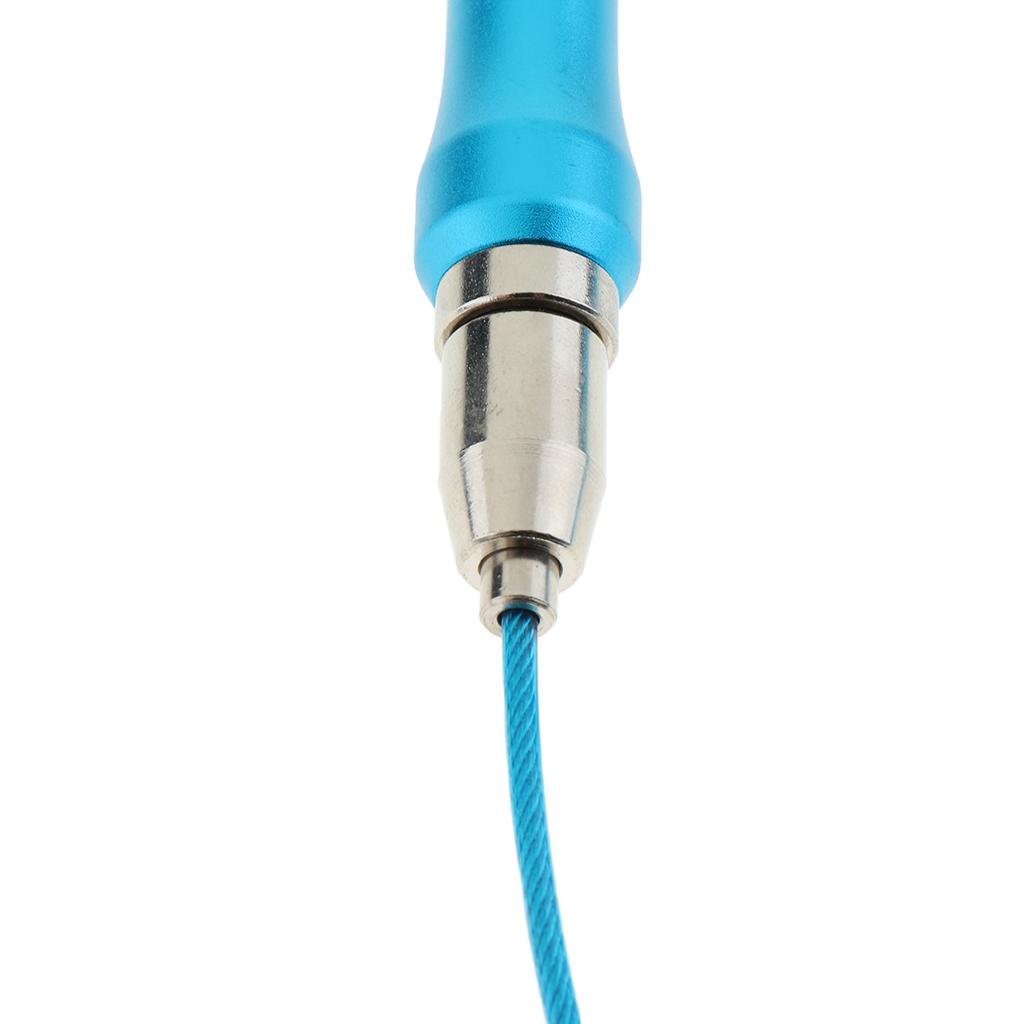 Jump Rope Skipping Rope - Self-locking - Adjustable with Ball Bearing Blue