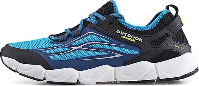 Men's Sports Sneaker Mesh Rubber Splice Breathable Light Running Shoes Tennis Shoes