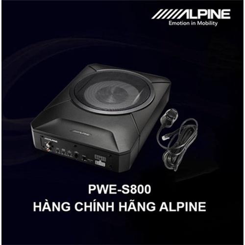 PWE-S800 Loa sub gầm ghế kích thước 8 inch thương hiệu Alpine chính hãng