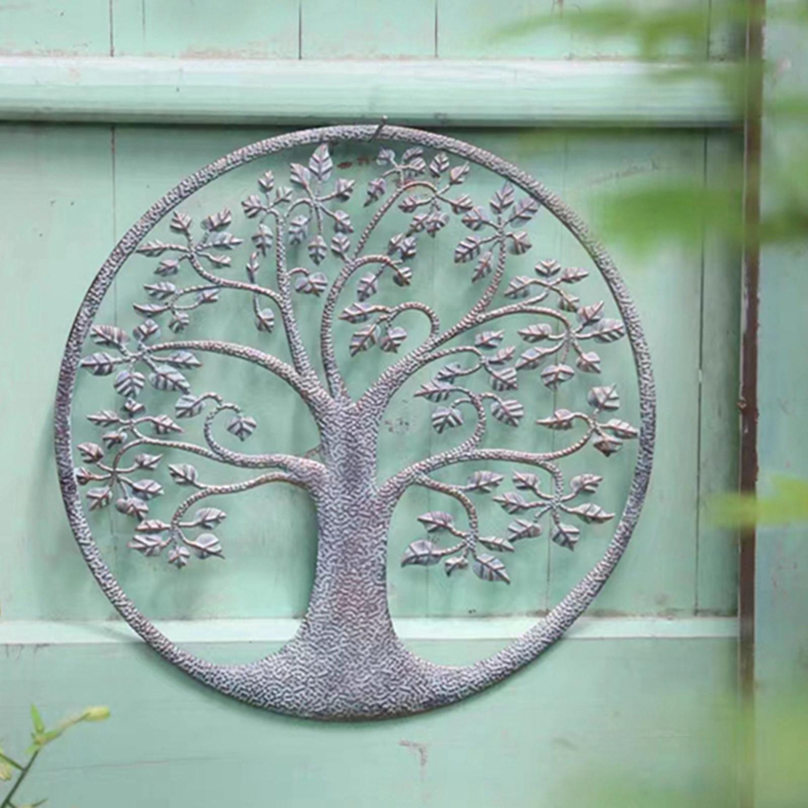 Tree Wall Sculpture Living Room Background Tree of Life Metal Wall ...